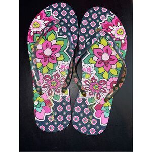 Vera Bradley floral print sandals size 7-8